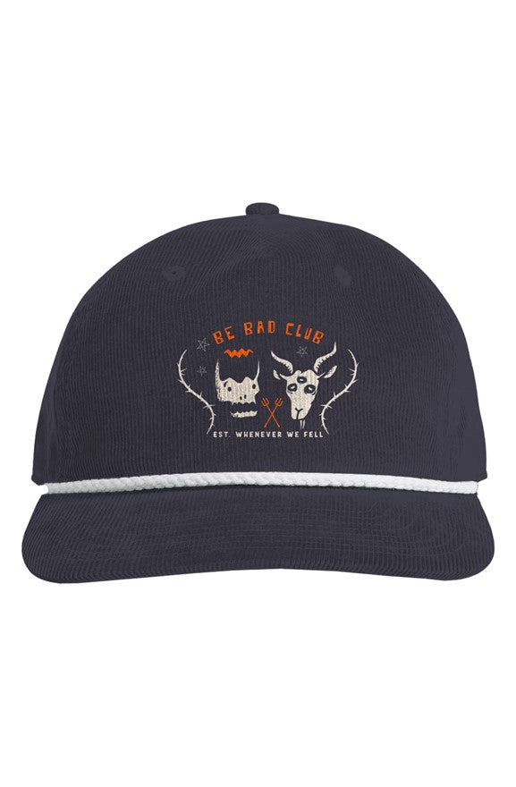 BE BAD CLUB MEMBER CAP - CORD ROPE CAP