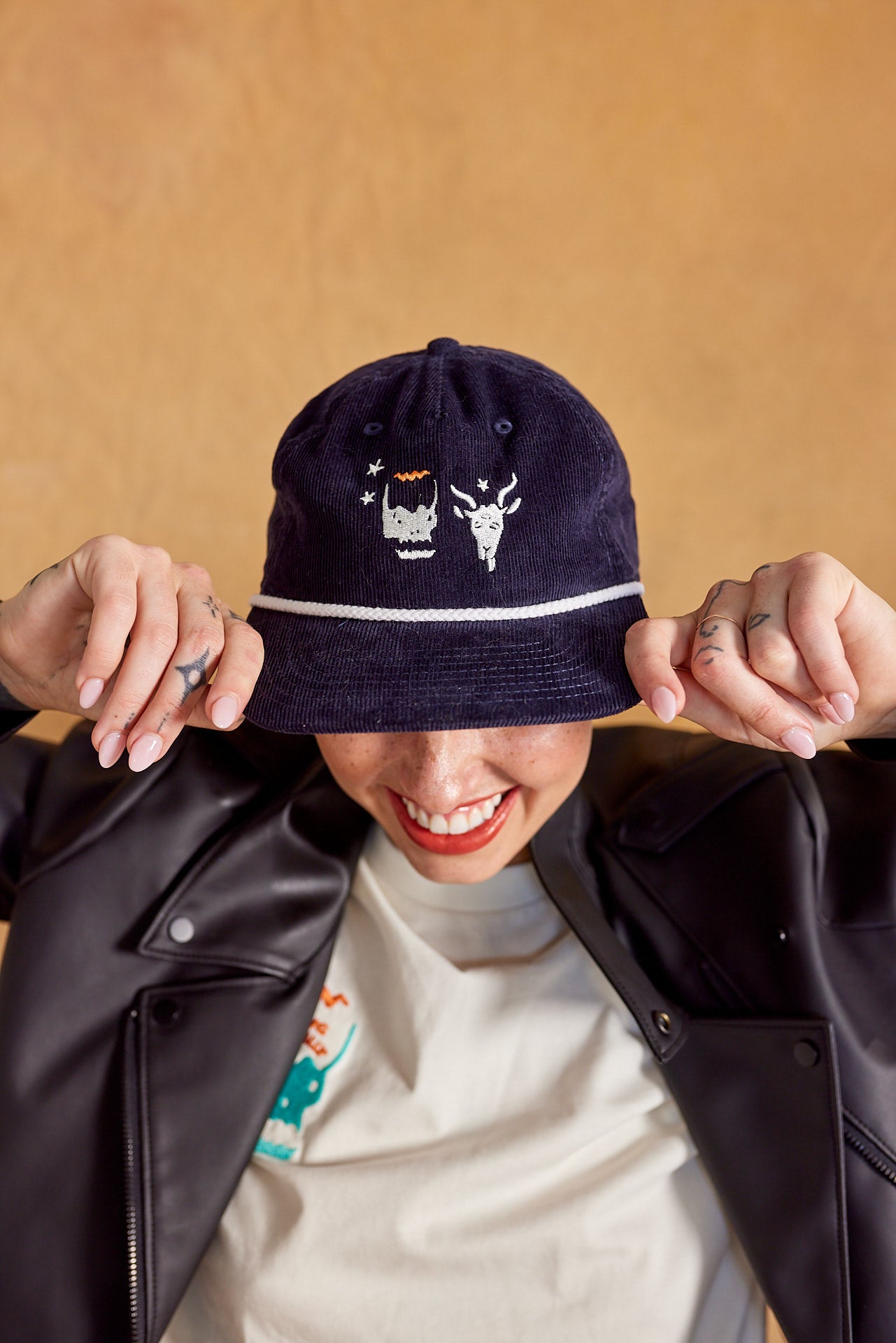 BE BAD CLUB MEMBER CAP - CORD ROPE CAP