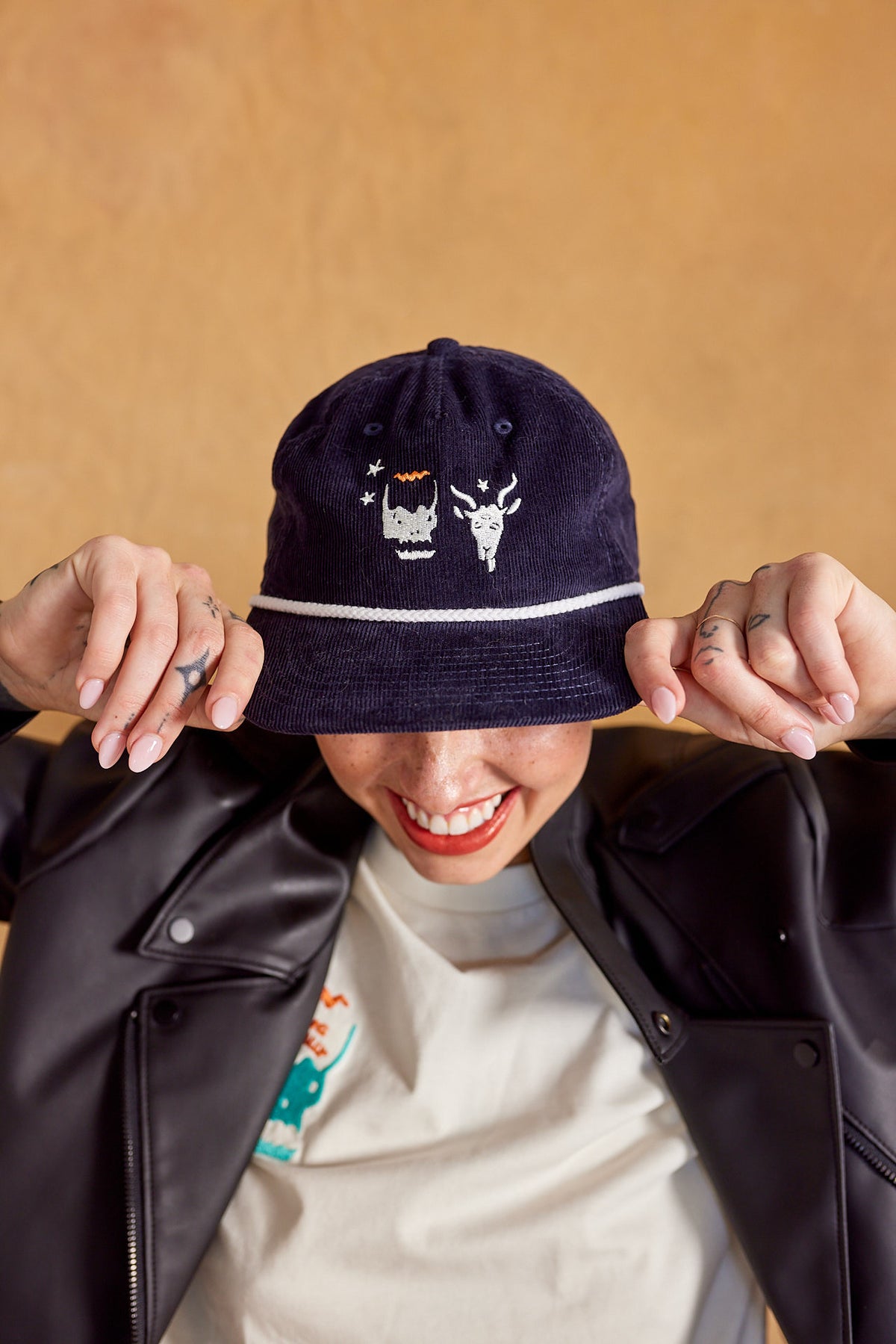 BE BAD CLUB MEMBER CAP - CORD ROPE CAP