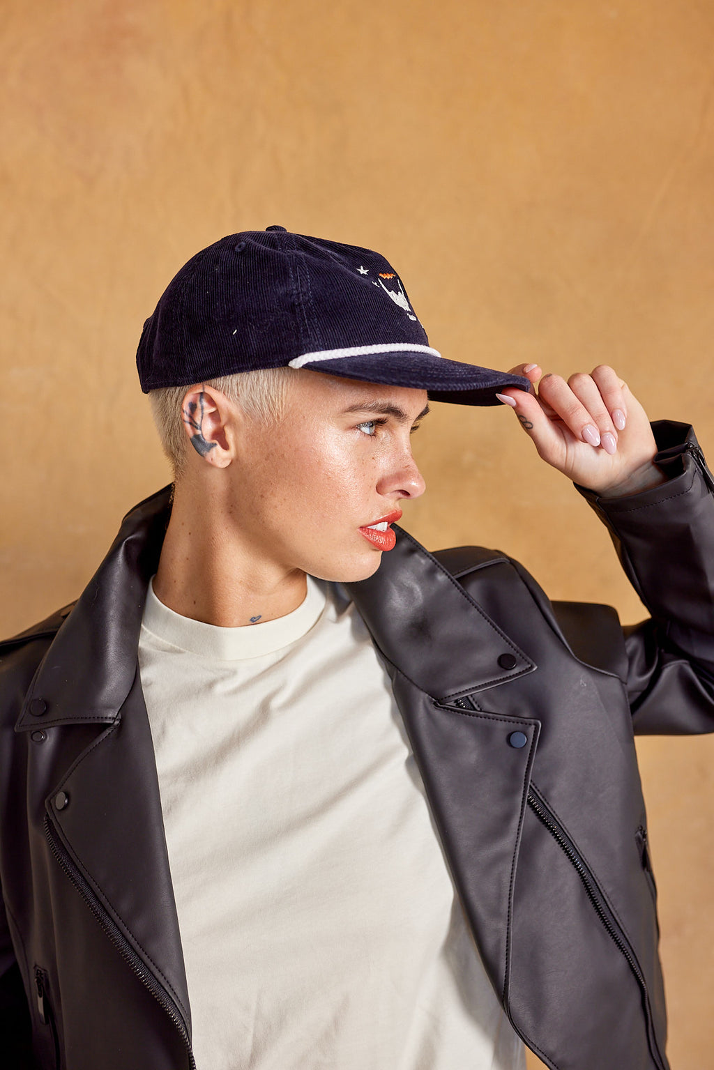 BE BAD CLUB MEMBER CAP - CORD ROPE CAP