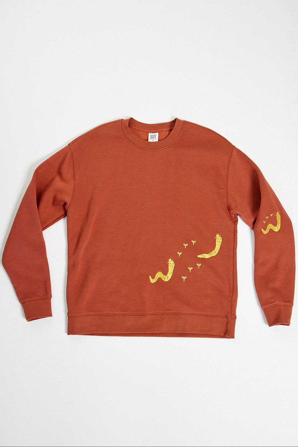 GOLDEN WORMIE DUDE CREW NECK