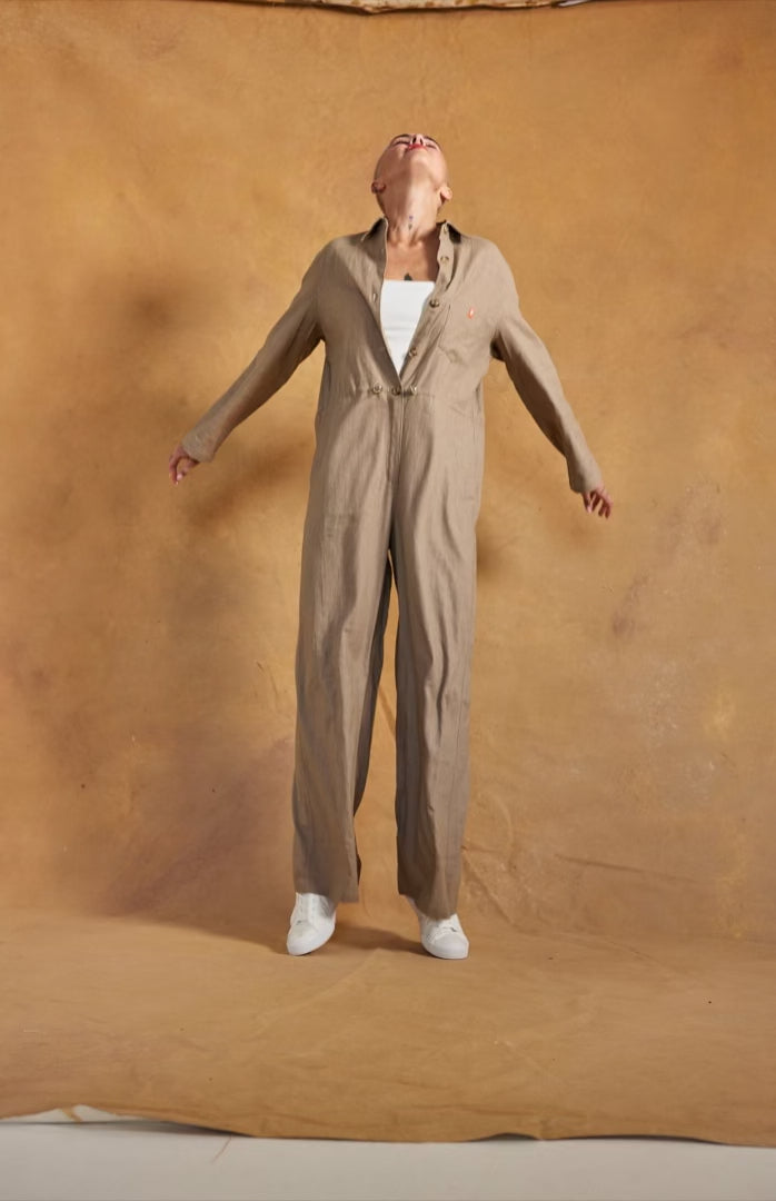 BOILER SUIT - LINNEN